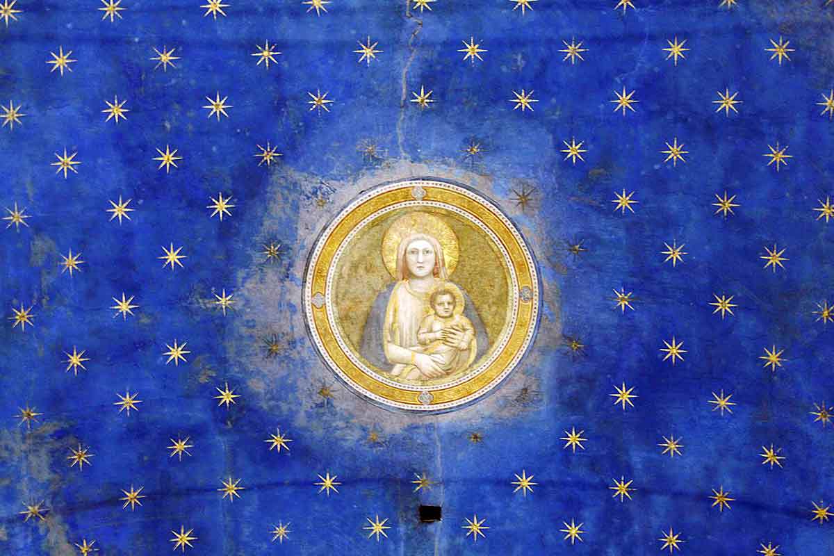 virgin ceiling scrovegni lapis symbolism