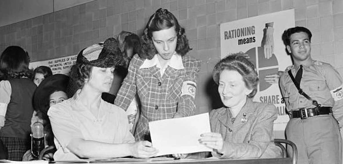 volunteers sugar rationing world war