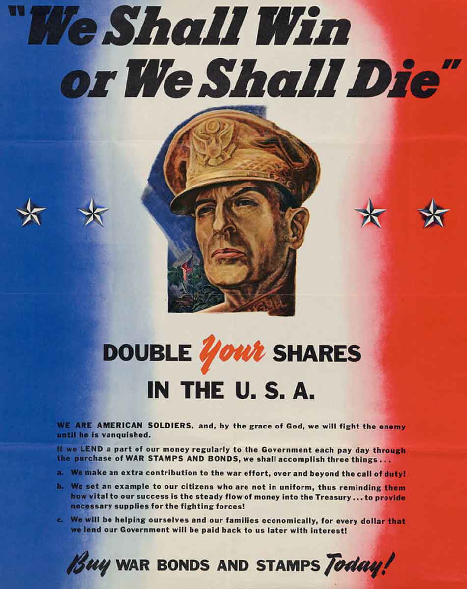war bond poster macarthur