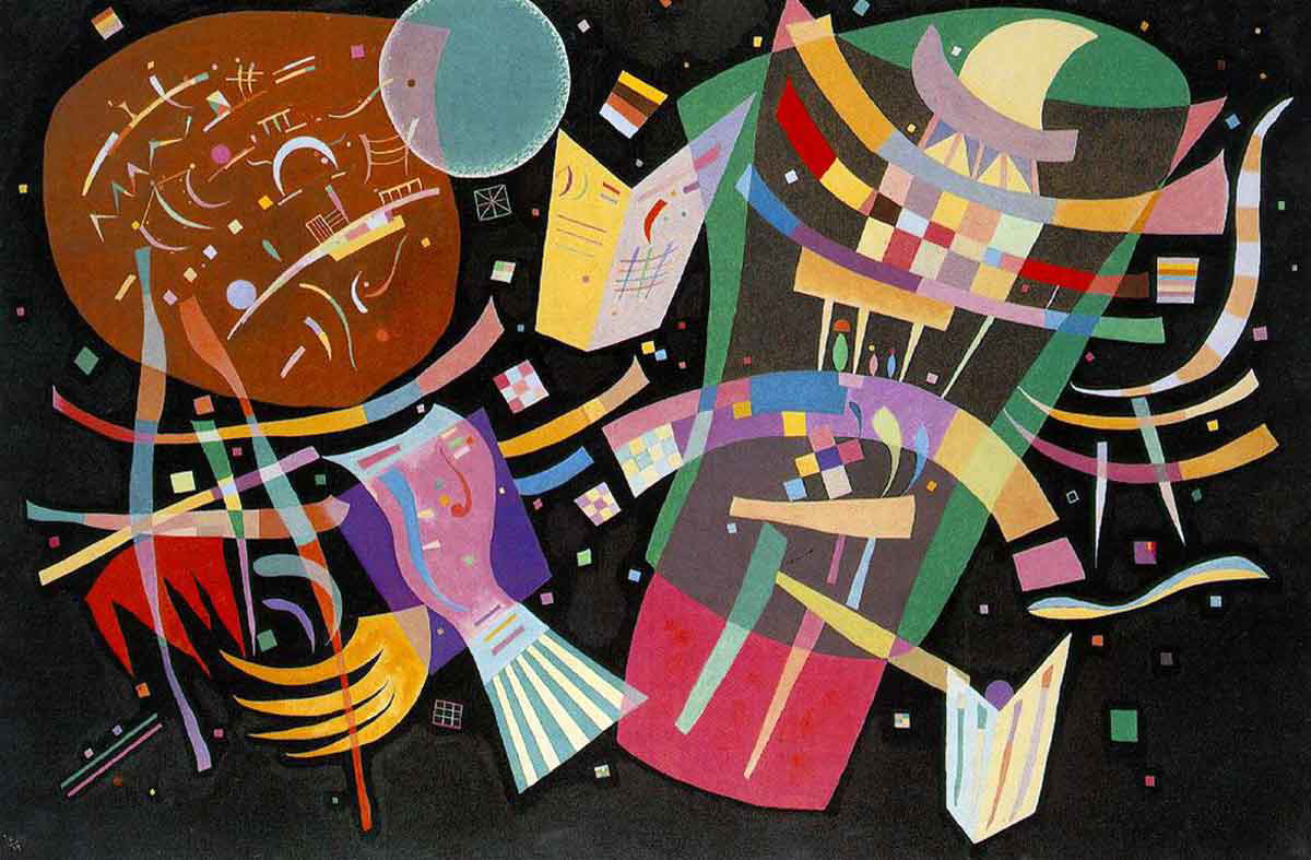 wassily kandinsky composition x painting