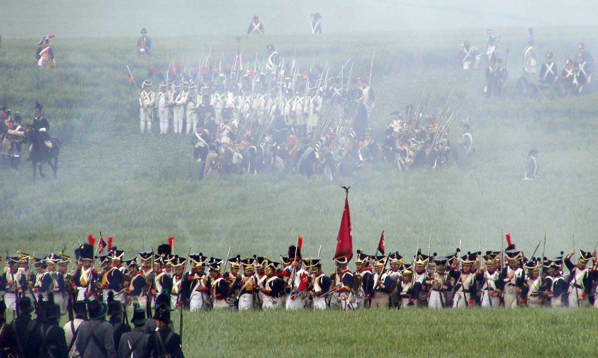 waterloo battlefield reenactment 2010