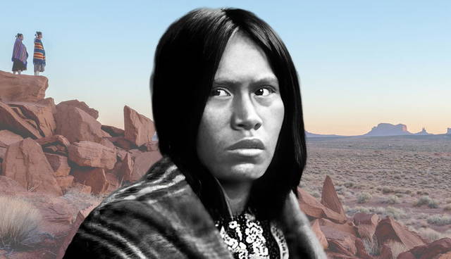 Portrait of Lozen, Apache warrior woman