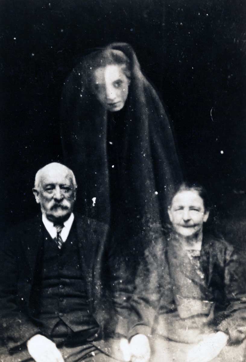 william hope spirit photography couple female spirit