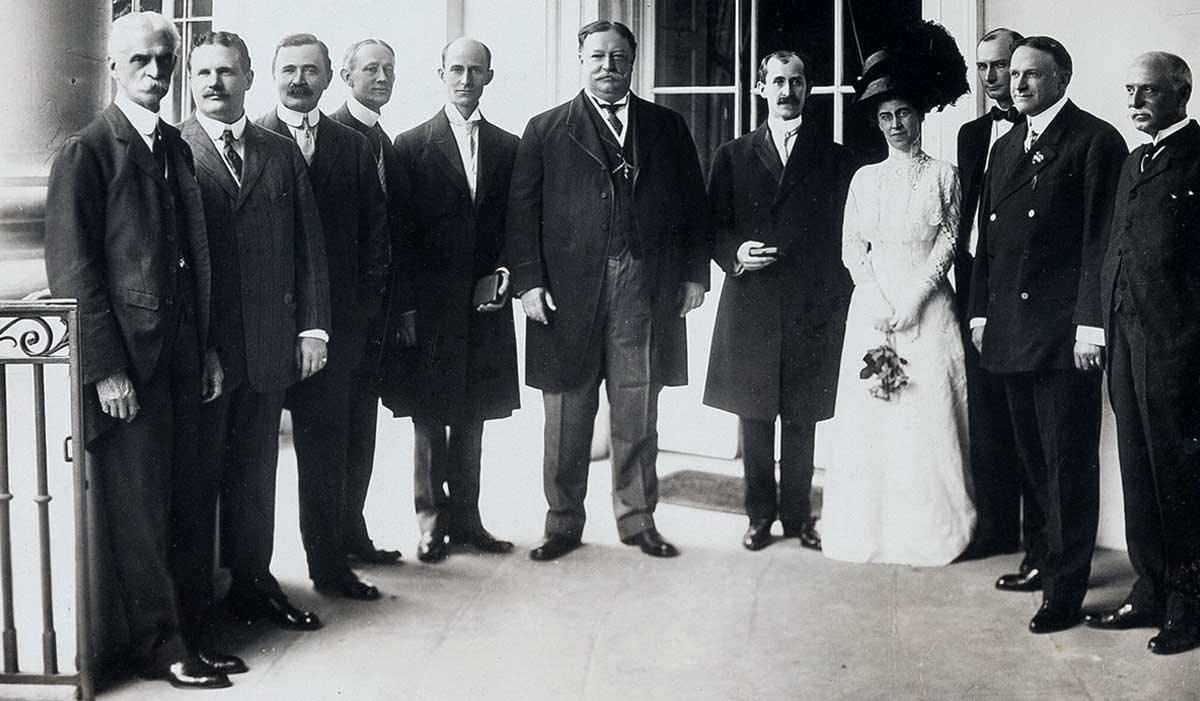 wright siblings with pres taft