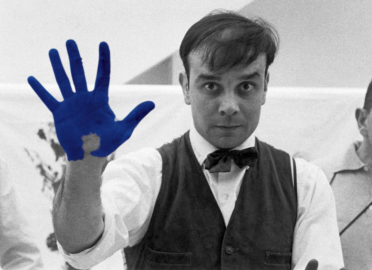 yves klein hand