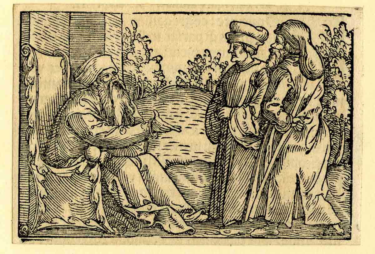 zechariah seated