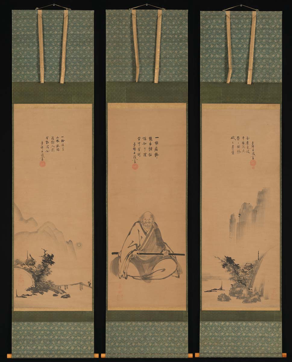 zen master and chinese landscape