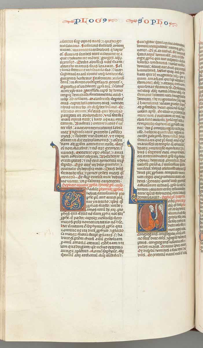 zephaniah 13th century manuscript cleveland