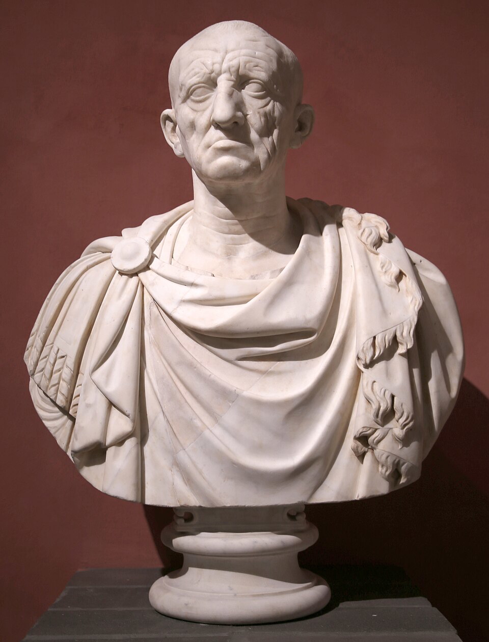 Bust of a Roman Senator, often identified as Cato the Elder, Roman, c. 1st century CE. Source: Wikimedia Commons