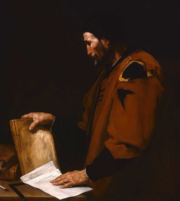 Aristotle Painting Jusepe de Ribera