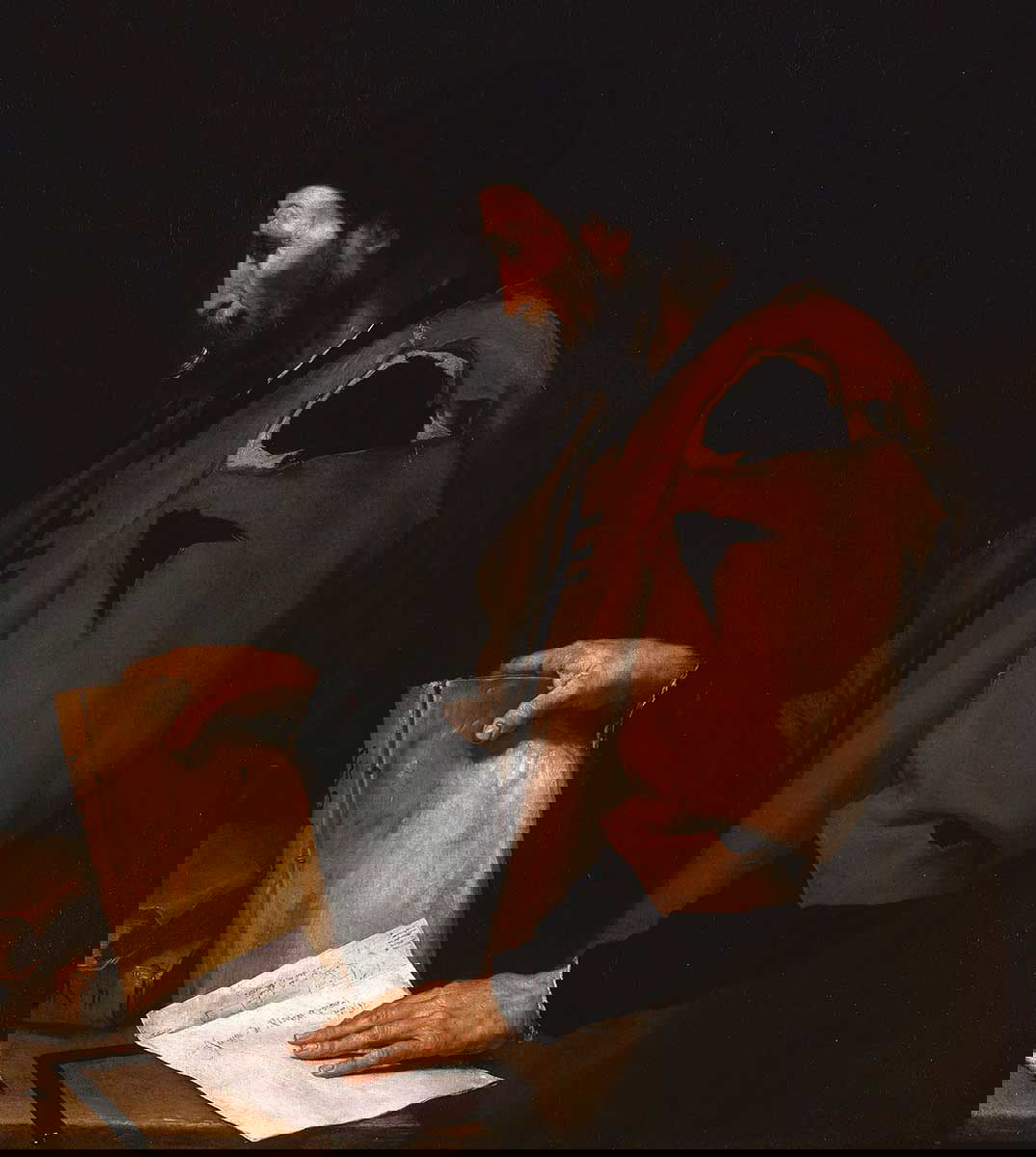 Aristotle Painting Jusepe de Ribera