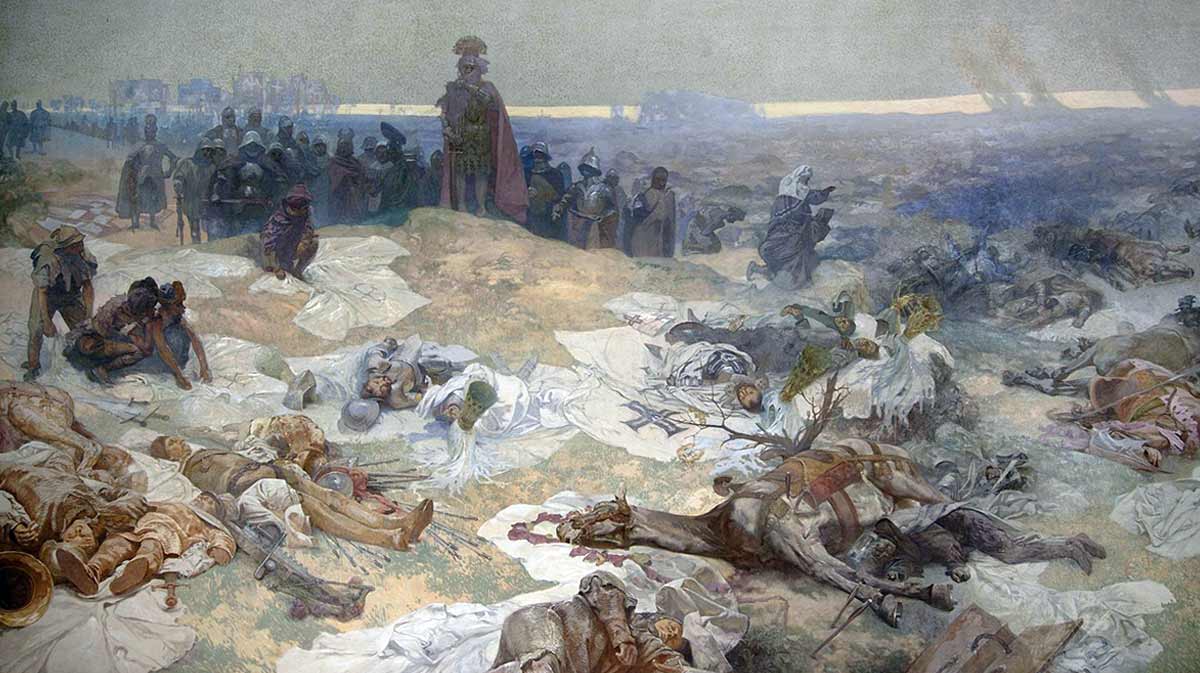 Battle Grunwald Mucha