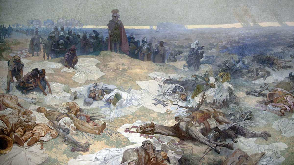 Battle Grunwald Mucha