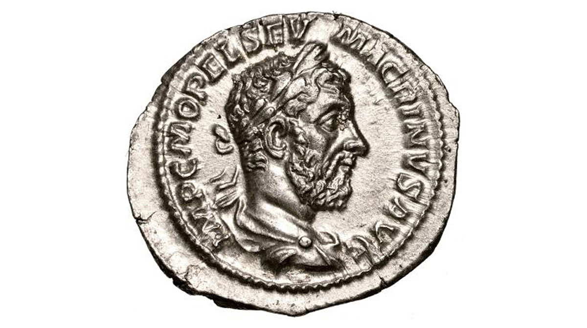 Macrinus denarius