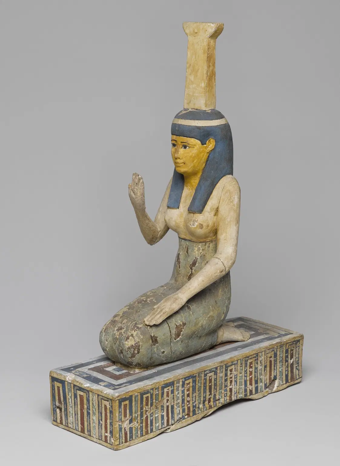 Figure of the goddess Nephthys, Late Period (c. 664-30 BCE). Source: Brooklyn Museum 