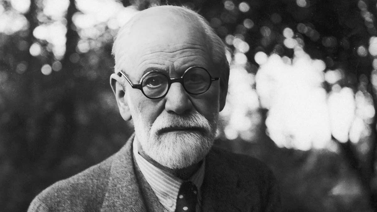 Sigmund Freud photo portraait