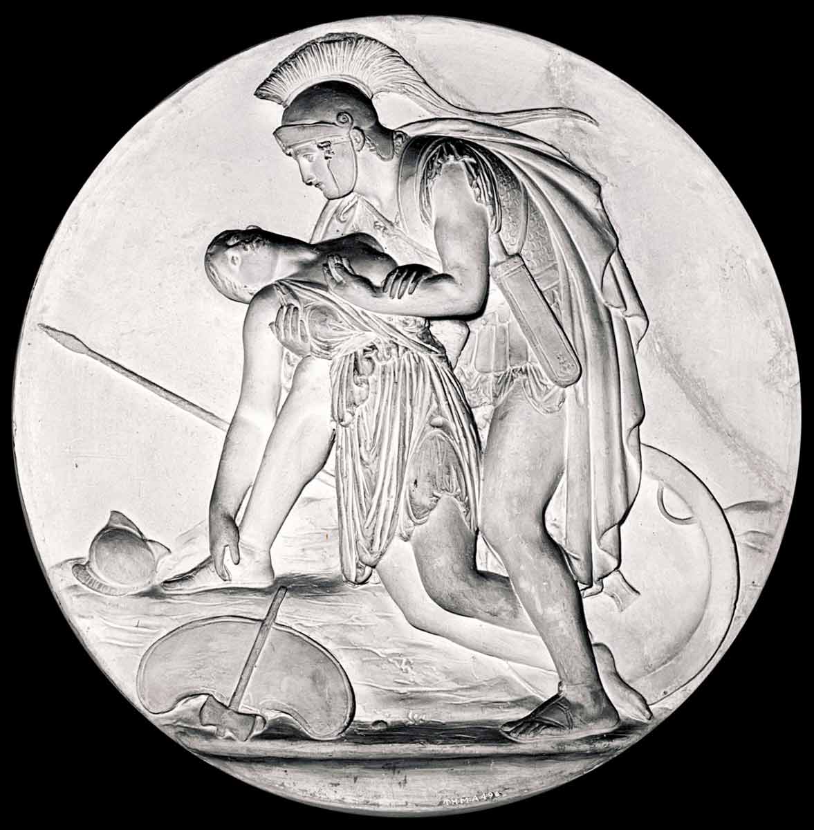 achilles penthesilea medallion