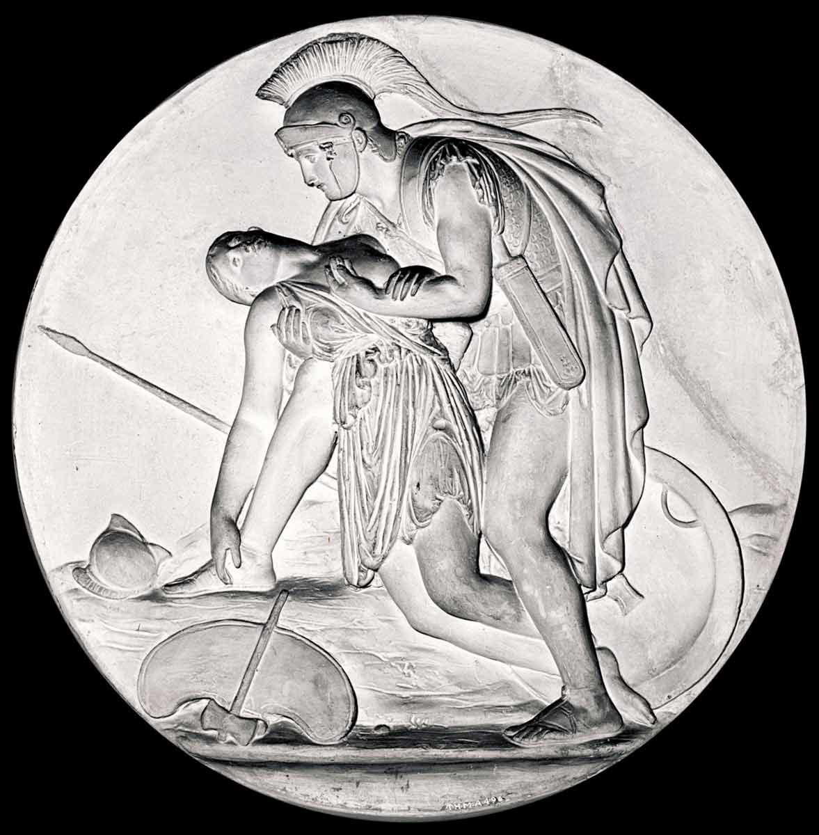 achilles penthesilea medallion