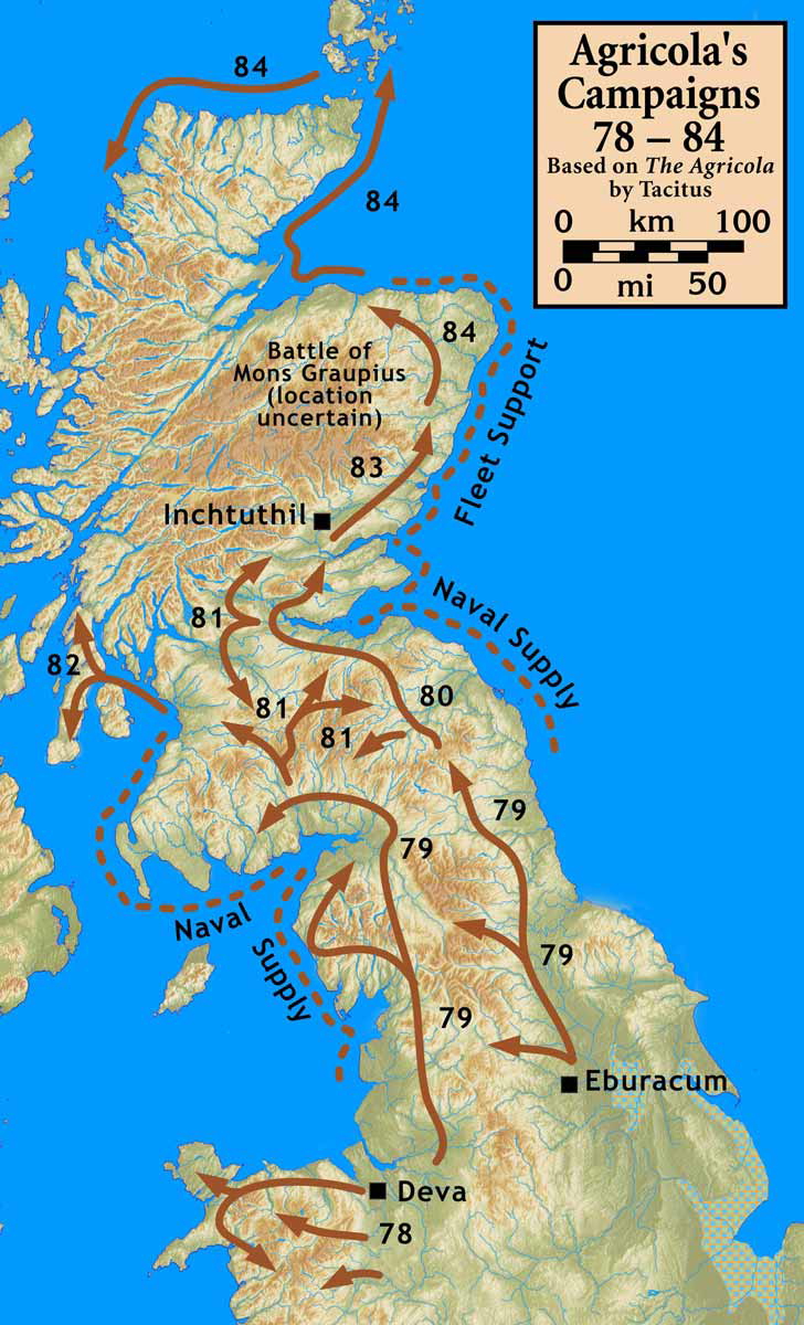 agricola campaigns 78 84 britain