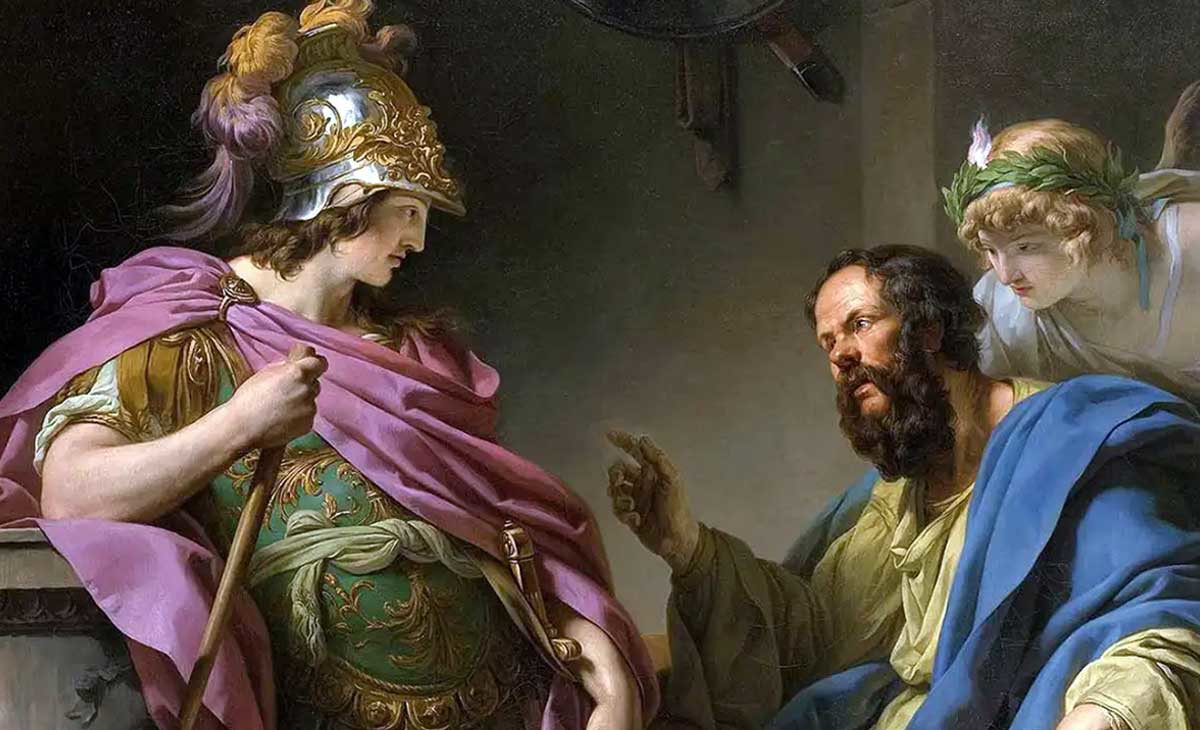 alcibiades taught by socrates