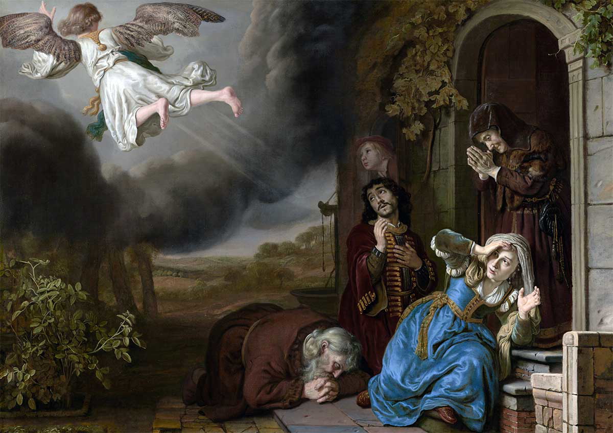angel leaving tobit