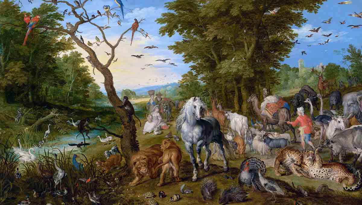 animals ark brueghel great flood