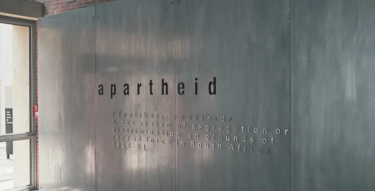 Exterior of the Apartheid Museum in Johannesburg, South Africa