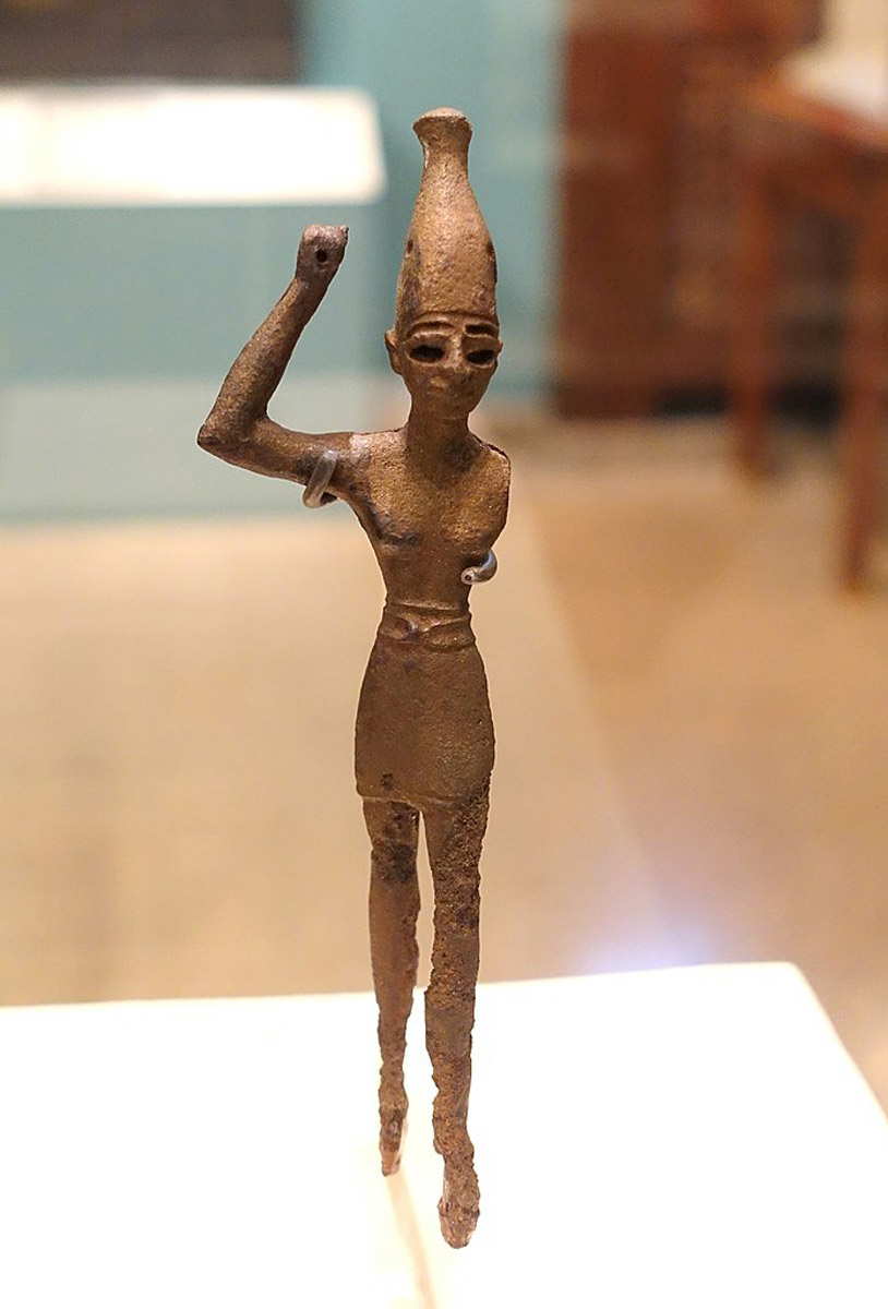 baal bronze figurine