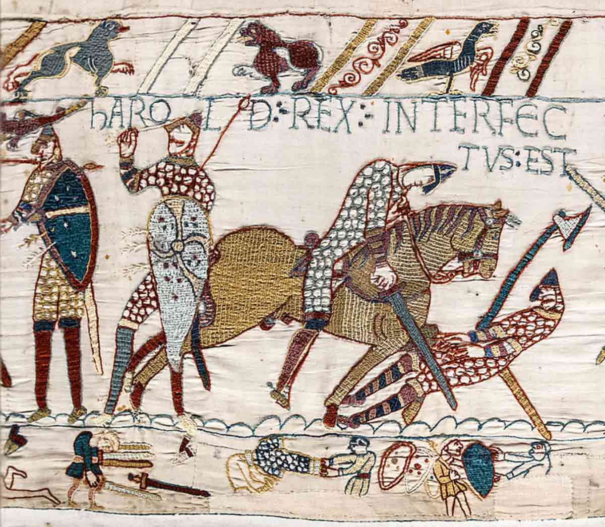 bayeux tapestry harolds death