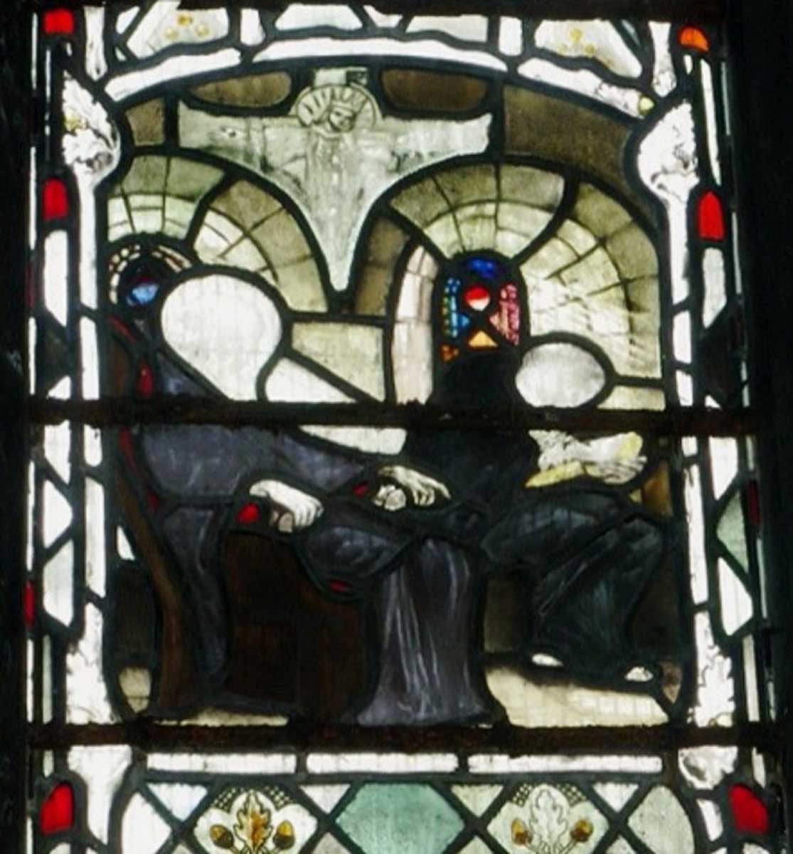 bede dictating scribe gloucester cathedral