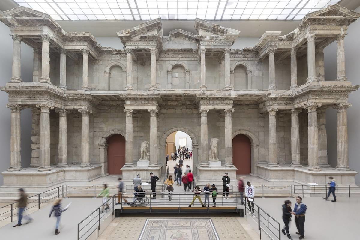 Market Gate of Miletus inside the Pergamon Museum, Berlin.