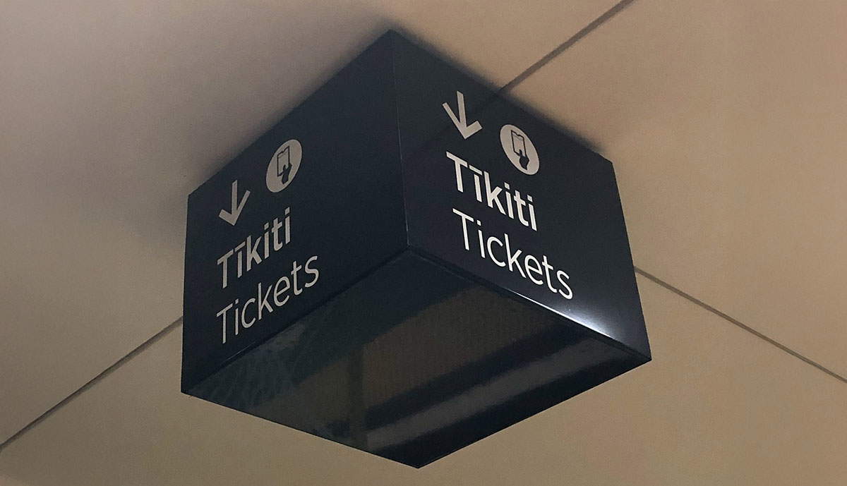 bilingual ticket sign auckland