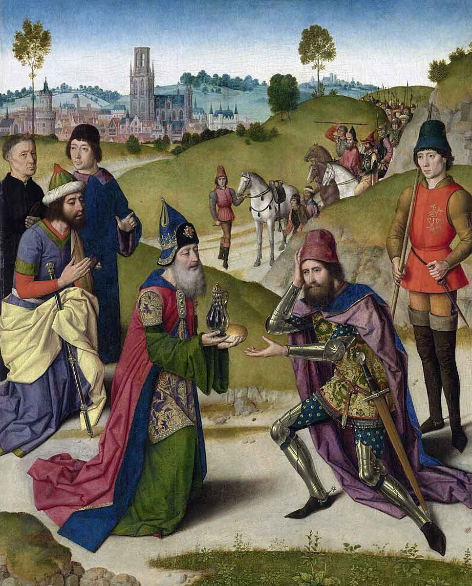 bouts meeting abraham melchizedek tithes