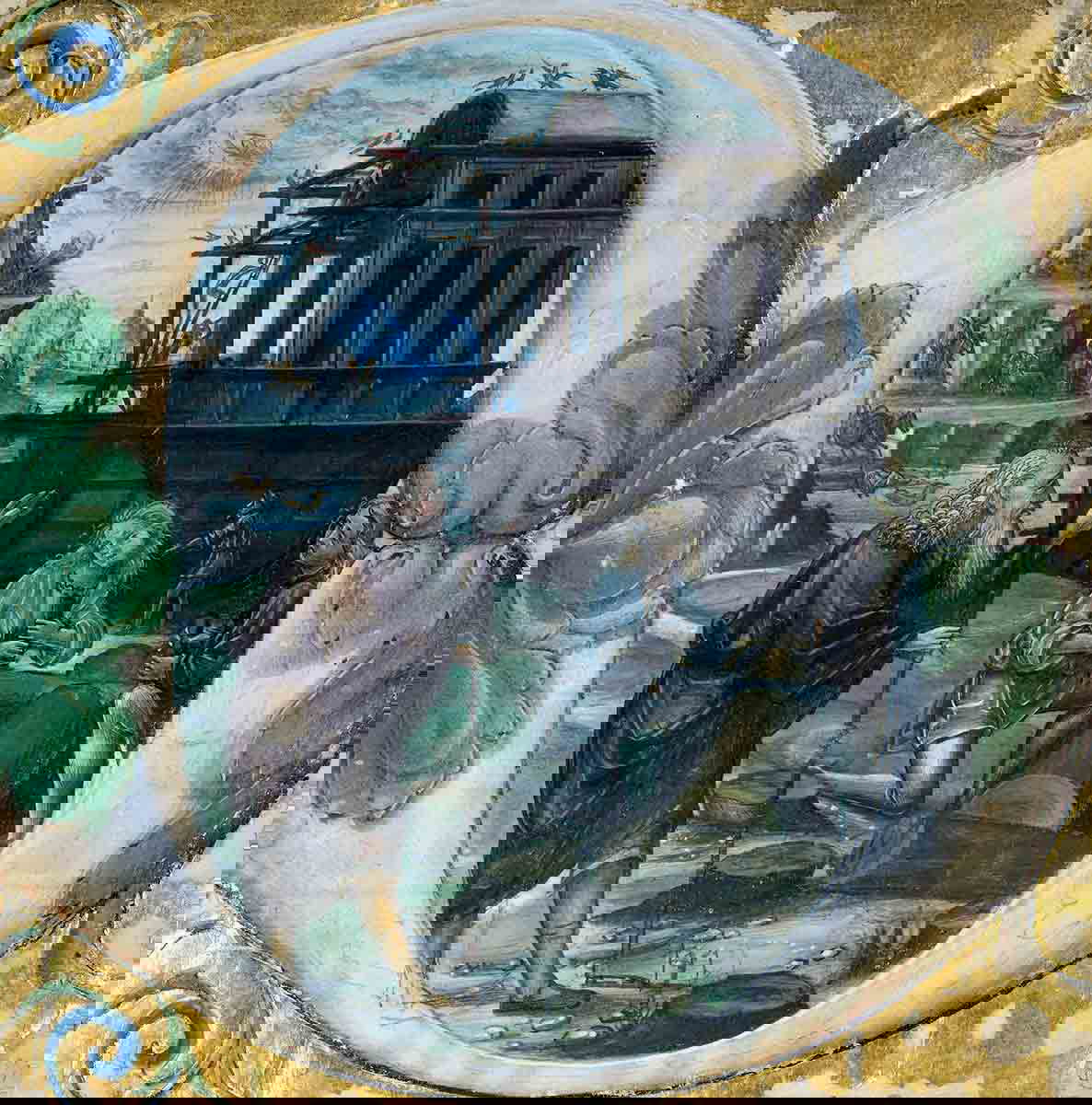 building ark illuminated letter