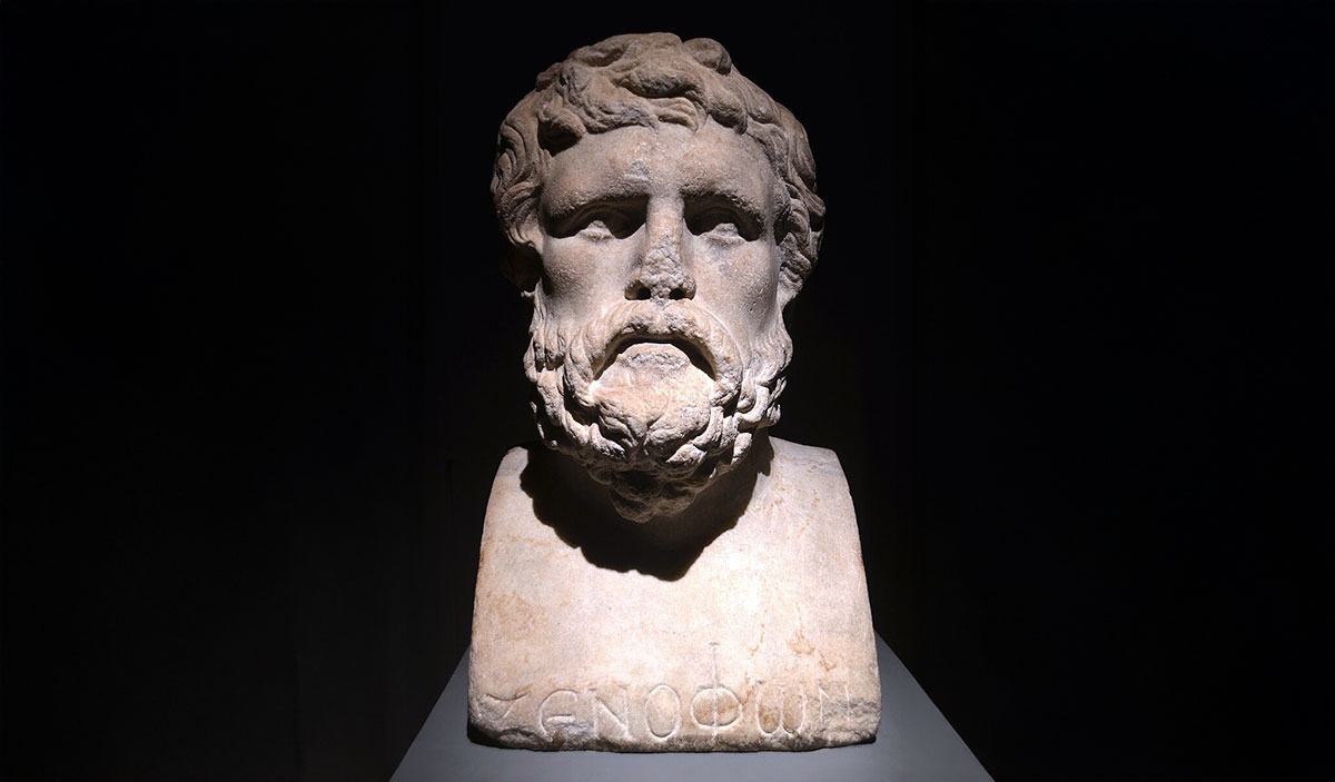 bust xenophon greek historian
