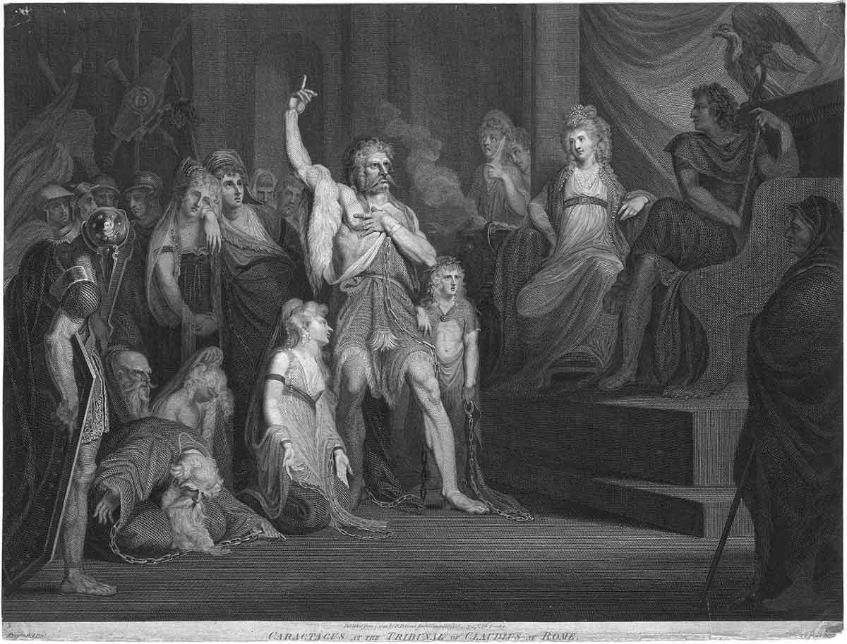 caratacus tribunal emperor claudius