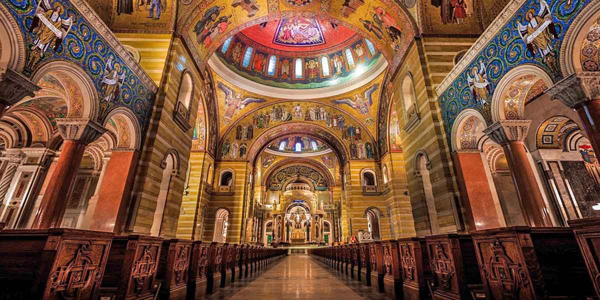 cathedral saint louis basilica interior