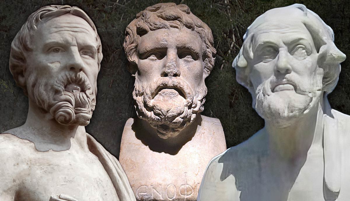 classical historians sculptures