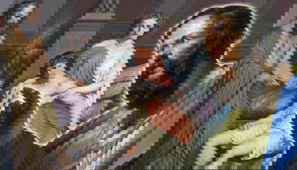 Socrates Rebuking Alcibiades and Alcibiades Taught by Socrates