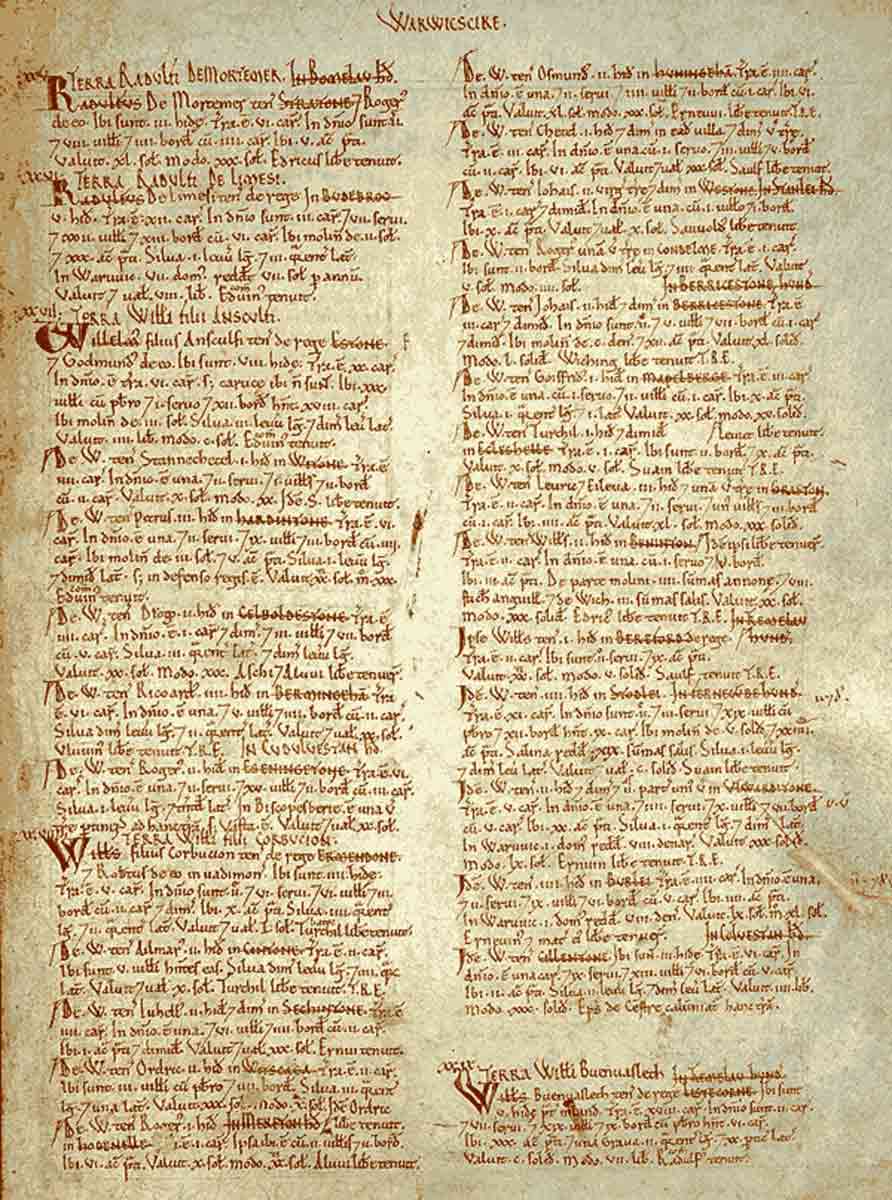 domesday book william the conqueror