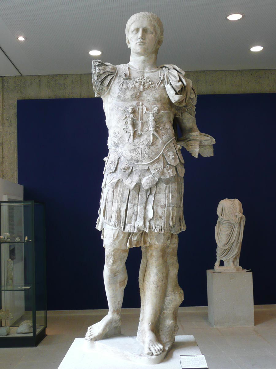 domitian statue military