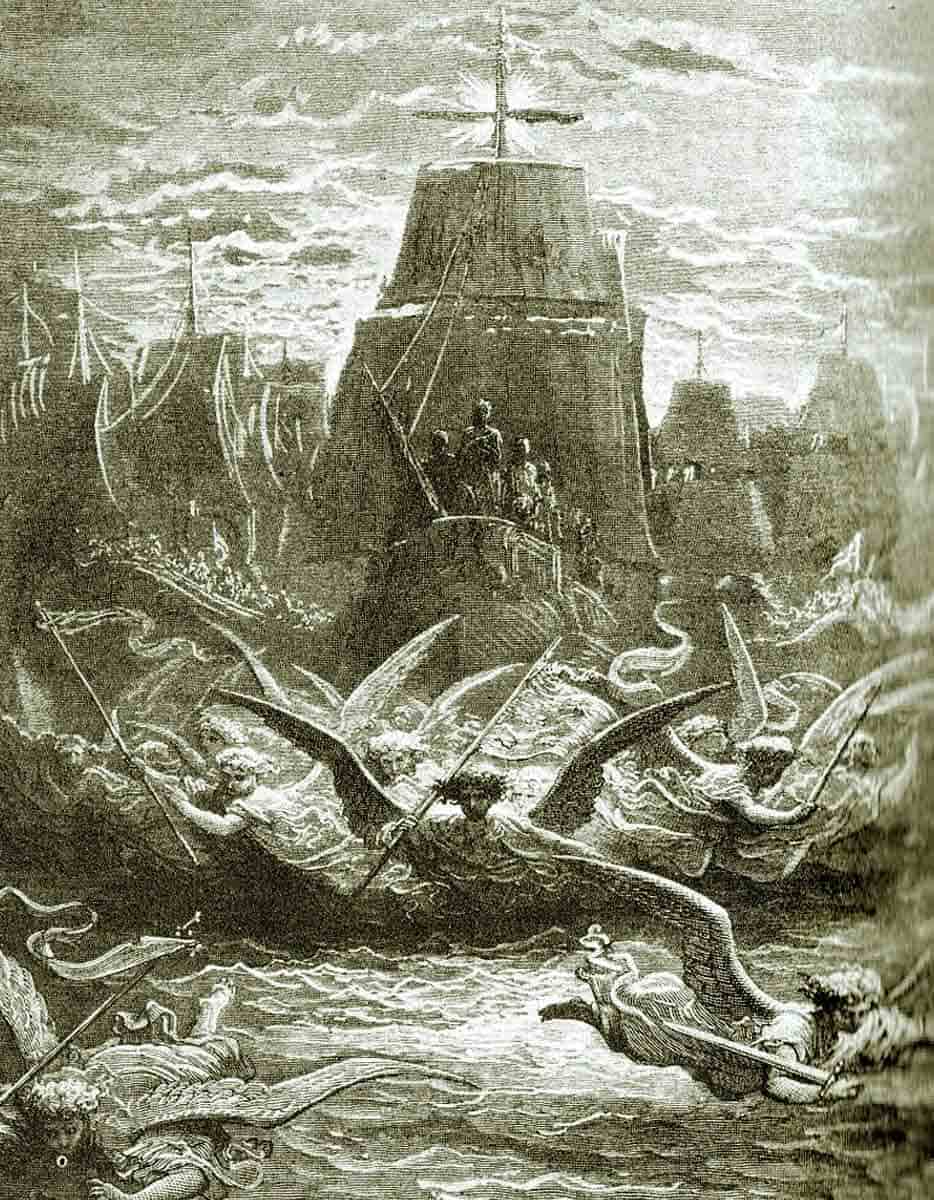 dore departure for crusade