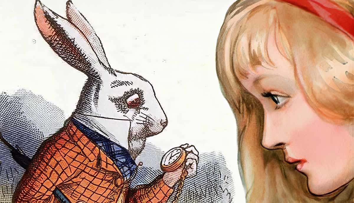 What Is the Symbolism of the White Rabbit in Alice in Wonderland?