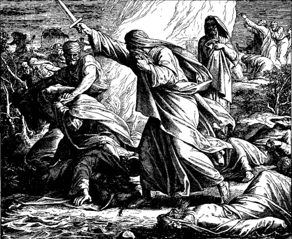 elijah kills priests