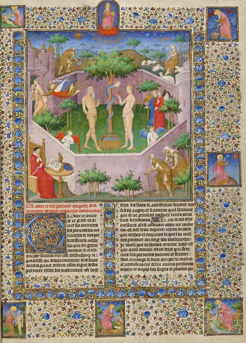 fall of sin medieval manuscript