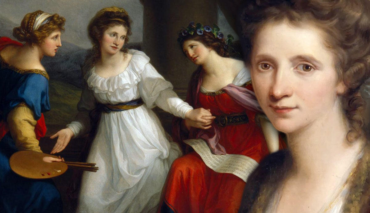 fascinating facts angelica kauffmanAngelica Kauffman's self portrait, Music and Painting