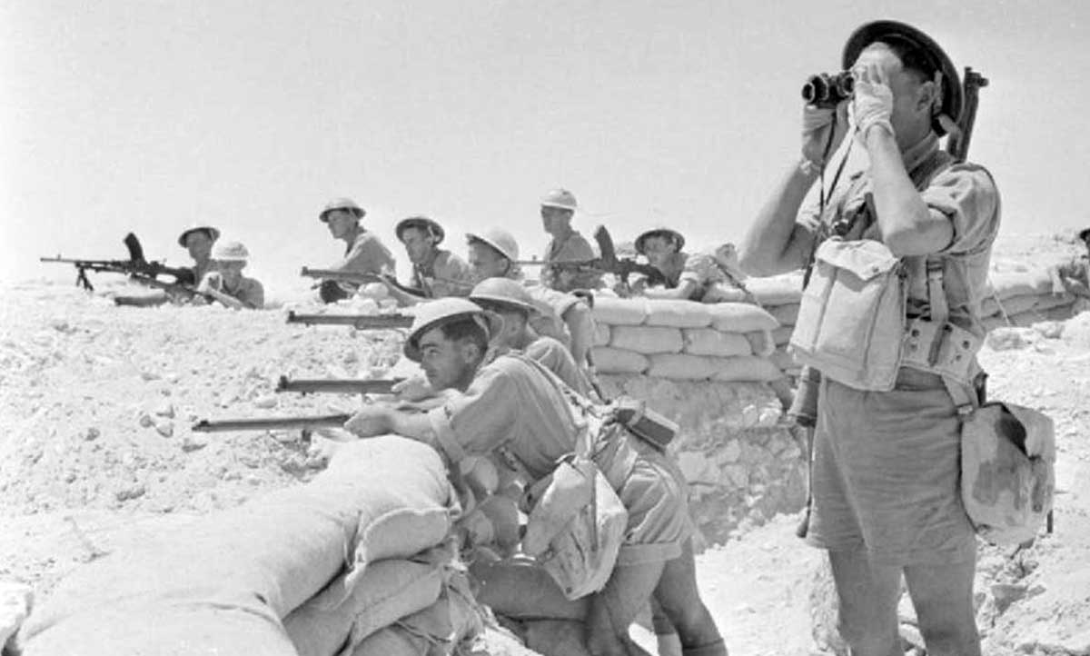 first battle el alamein british