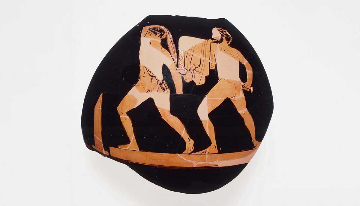 harmodios aristogeiton classical oinochoe