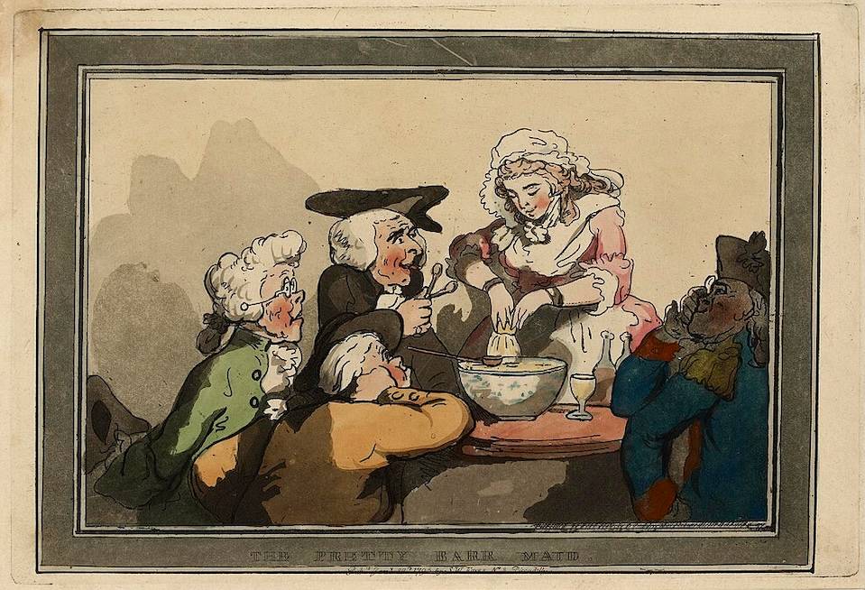 Georgian caricature quizzing glass