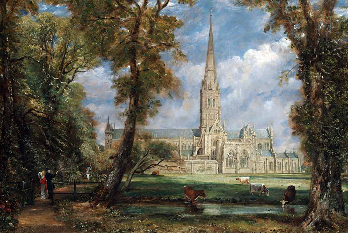 john constable salisbury cathedral met museum